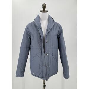 Altamont Termm Gray Quilted Outdoor Snap Puffer Jacket Sz S